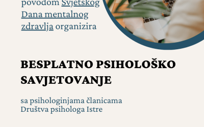 Besplatna psihološka savjetovanja za građane/ke