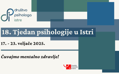 Najava 18. Tjedna psihologije u Istri